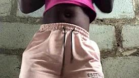 Crazybitch teases with a strip till she's fully naked!