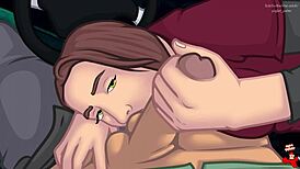 tlou porn parody with redhead blowjob in car 🚗