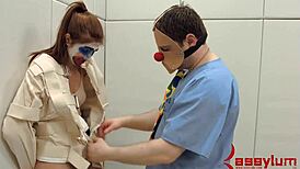 Rose Red gets bound for extreme anal and facial