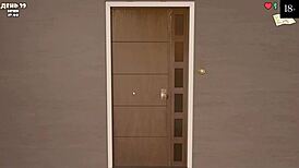 just played through my cute roommate part 10 with hot ebony petite action