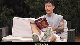 Hot gay sex with Ryer Owens and JC Hunt in steamy shower!