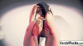 Kendall karson does a sexy tease with stock fetish feel to it