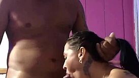 Devouring Hot Brazilian Milf After Fixing Her Shower in Wild Action