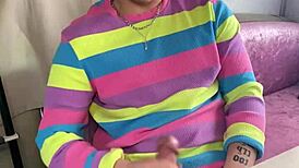 Joshua Lewis masturbates big cock with dirty talk.