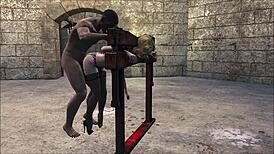 Punish That Ass in Fallout 4 Anal Scene!