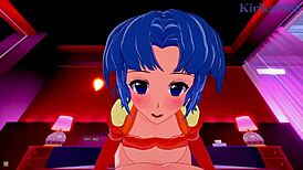 Excellen Browning and Kusuha Mizuha fuck intensely in POV hentai from Super Robot Wars Impact Alpha!