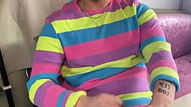 Joshua Lewis masturbates big cock with dirty talk.