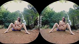 yanks hottie sierras reaches big orgasm with vibrator outdoors