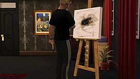 mystical painting 3d hentai with rough sex and big cocks preview