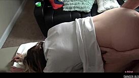 heather c payne enjoys working a cock in homemade swinger video