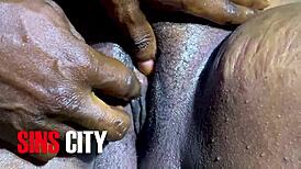 I fucked my ebony big ass girlfriend before going to work