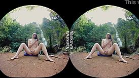 yanks hottie sierras reaches big orgasm with vibrator outdoors