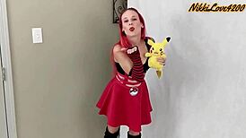 Compilation of contests featuring petite redheads in costumes with small waists.