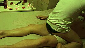 Deepthroat-loving horny masseuse gives me a throbbing oral pleasure