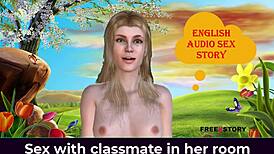 having sex with classmate in her room during group study