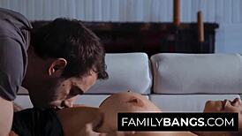 ambitious mom bangs her rich boy hard!