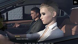 Rock star gameplay part 5 with brunette hentai babe deepthroating and masturbating