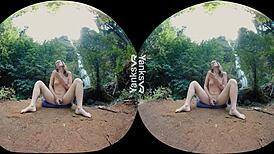 yanks hottie sierras reaches big orgasm with vibrator outdoors