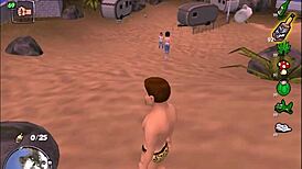 Bonetown Vacation SE 1 EP 2 - wanna lick this carrothead cutie? Her big tits and anal await.