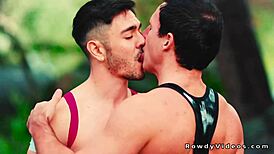 Straight Gamers Explore Gay Sex with Hunks in Bareback Anal and Deepthroat