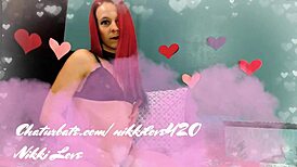 Compilation of contests featuring petite redheads in costumes with small waists.