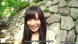 Wow, this adorable Asian brunette is rubbing her soaking wet spot hard!