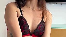 Beautiful skinny latina teen in casting anal