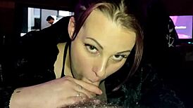 Damn, step-sister in pigtails and fur begs for cum in mouth pov!