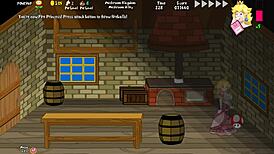 peach princess shares her untold tale in hentai world