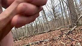 Cold Outdoor Walk Turns Into Raw Cum Explosion