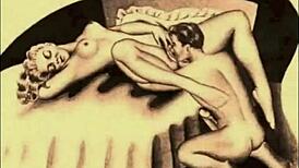 hey, ever seen such steamy vintage erotic drawings?