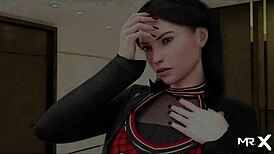 fashionbusiness episode 2 scene 6: visiting a friend in the game