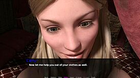 Blonde Knight's Tale Begins with Shaved Pussy Play in Part 1