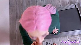 I fucked my young stepmom while she was doing yoga