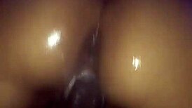 ebony rides dick backwards in nasty sex session