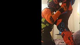 I can't beleive I got a blowjob from that motocross guy, it was so hot!