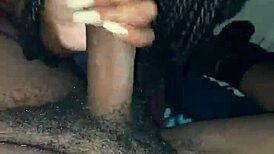 i feel so overwhelmed by this ebony bbw's sloppy deepthroat on my big black cock