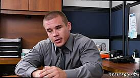 Gay Teen 18+ Undressing in Video with Older Man