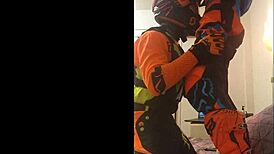 I can't beleive I got a blowjob from that motocross guy, it was so hot!