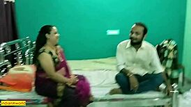 indian bengali hot bhabhi gets amazing hardcore sex with big tits and shaved pussy at relative house