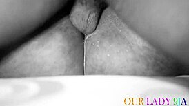 Happy new year, our ebony lady fucking fans as a gift!