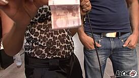 teen 18+ brunette handles monster cock magic