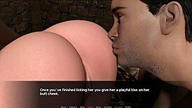 Blonde Knight's Tale Begins with Shaved Pussy Play in Part 1