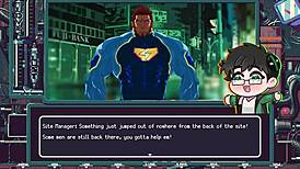 Superhero turns into cumdump in Blue Lightning yaoi hentai series