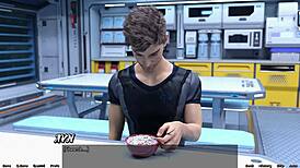 stranded in space 78 emo girl opens up huge tits