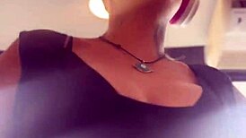 Blonde Brazilian With Big Tits And Small Waist Gaping In Gym After Sweating. Farting Included.