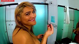 Delicia de Loira Cameron Brasil stars in a hardcore threesome with pornstars and amateurs