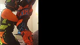 I can't beleive I got a blowjob from that motocross guy, it was so hot!