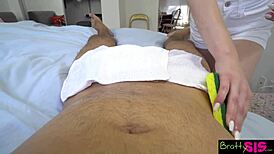 lucky stepbro, lily larimar's first patient in nursing class