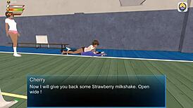 Femdom Enslaves University Cherry With Spitting Humiliation